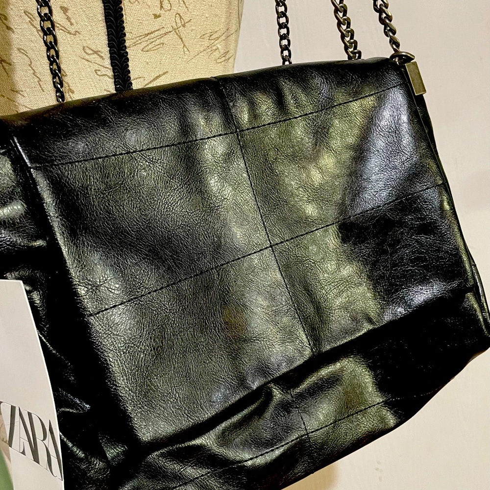 NWT Zara Fold Over Handbag